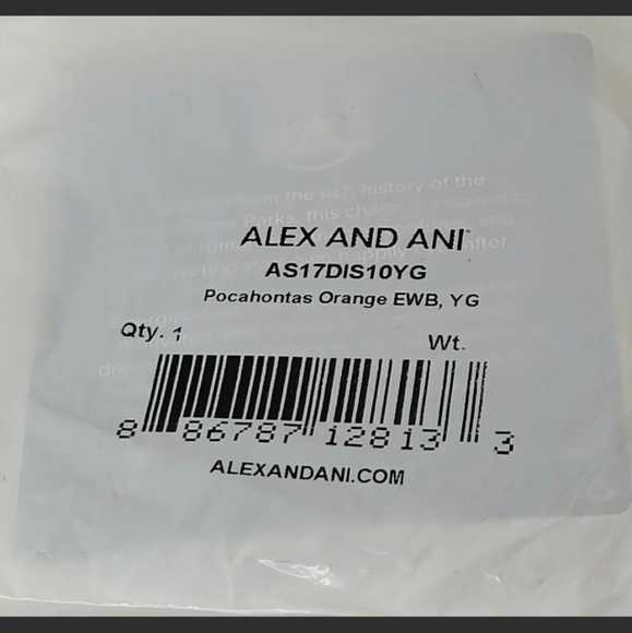 New Disney Alex And Ani Pocahontas "Make Your Own Path" Bangle Bracelet - Picture 3 of 3